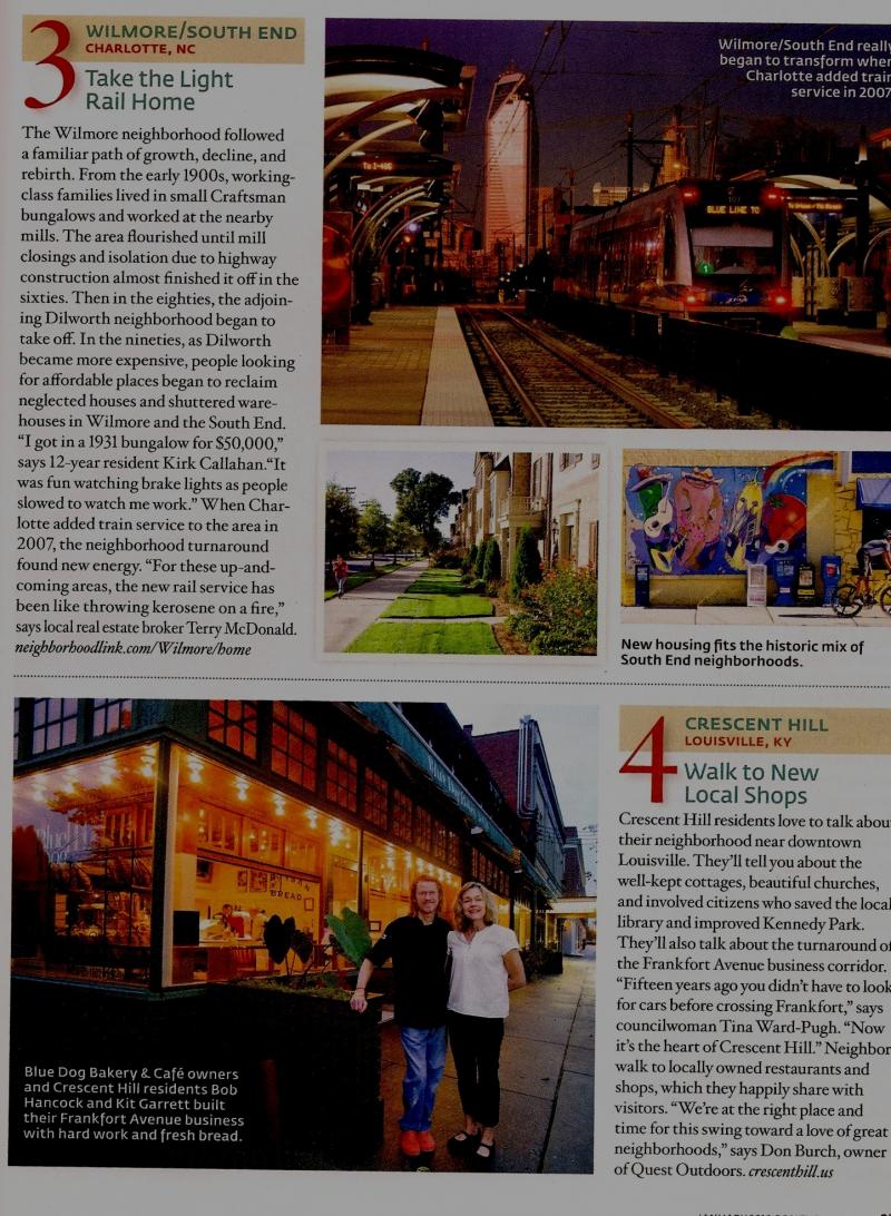 Article about Wilmore / Southend South End in Southern Living, Lindsley